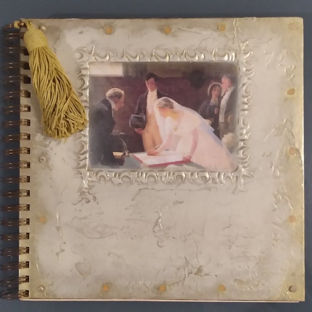 Vintage Wedding Scrap Book Photo Album